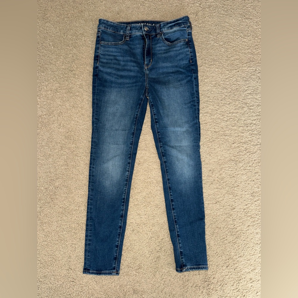 American Eagle Outfitters Dark Blue Skinny Jeans